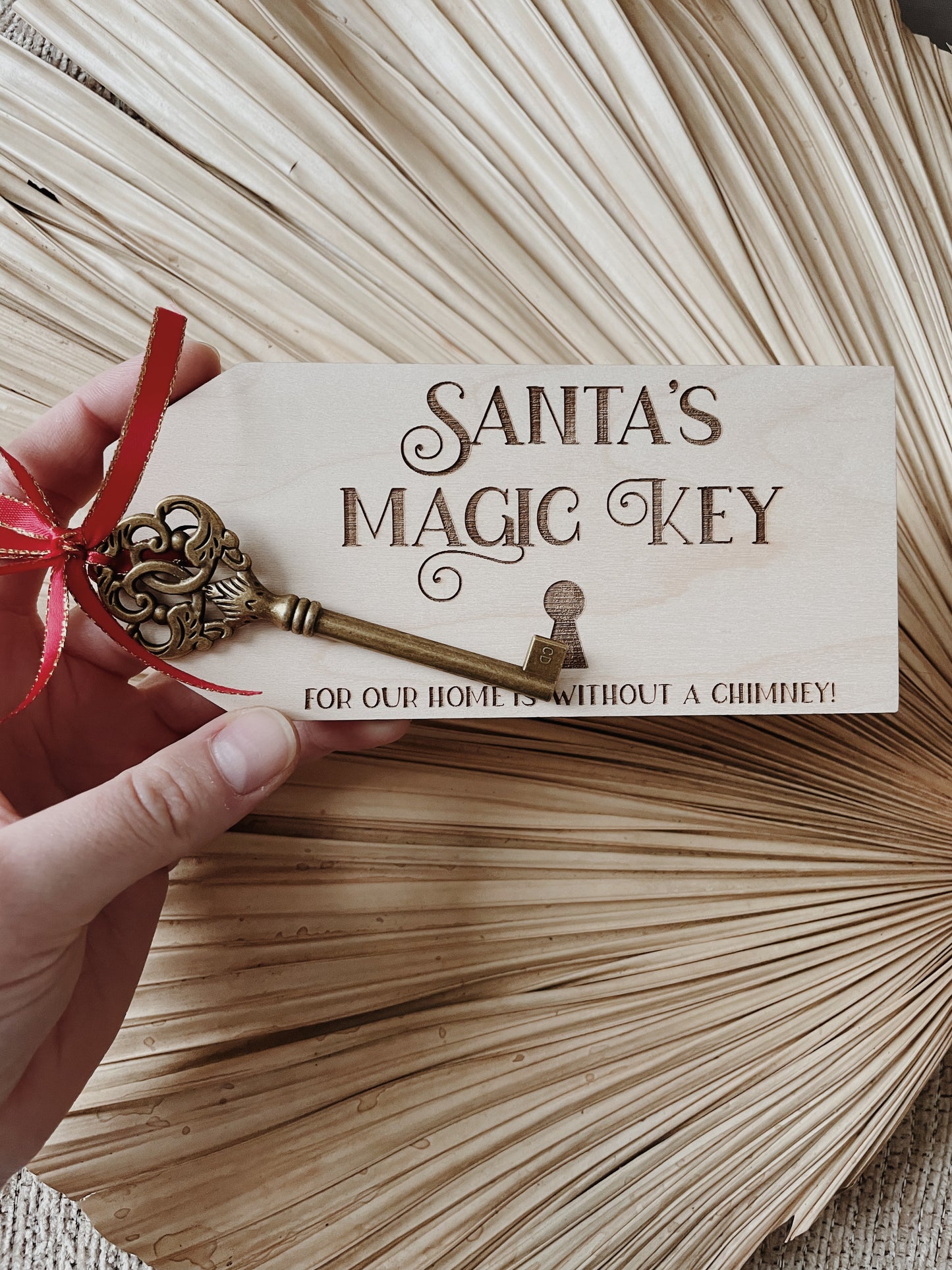 Santa's Magic Key for Homes Without Chimneys – Personalized Christmas Keepsake